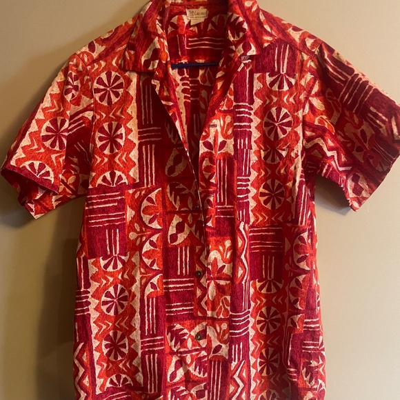 Vintage Lau-Hale Hawaii men’s short sleeve shirt 1960’s size M - Picture 1 of 3